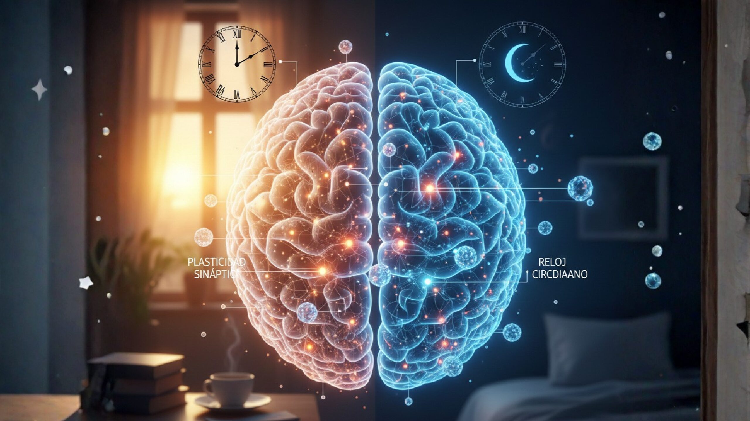 Plasticidad sináptica y reloj circadiano: ¿Cuándo aprende mejor nuestro cerebro?